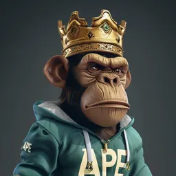 Ape Monkey Crown