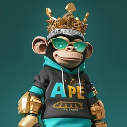 Monkey Crown Gold