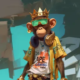 Monkey Crown Gold